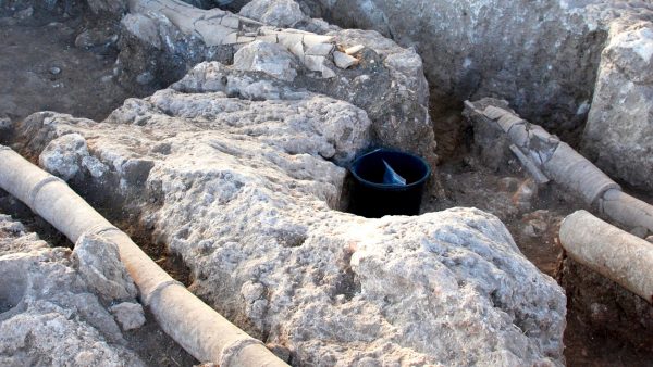 201 Legio Area B Water Pipes Probably Running Under a Road – 1