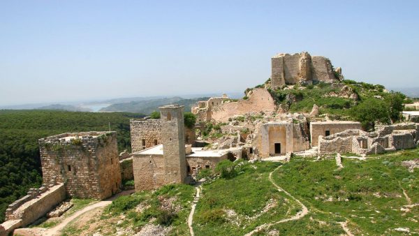 PID000133_Syria_Qalat-Salah-El-Din_Year_Month_View-of-Citadel-and-Fortress