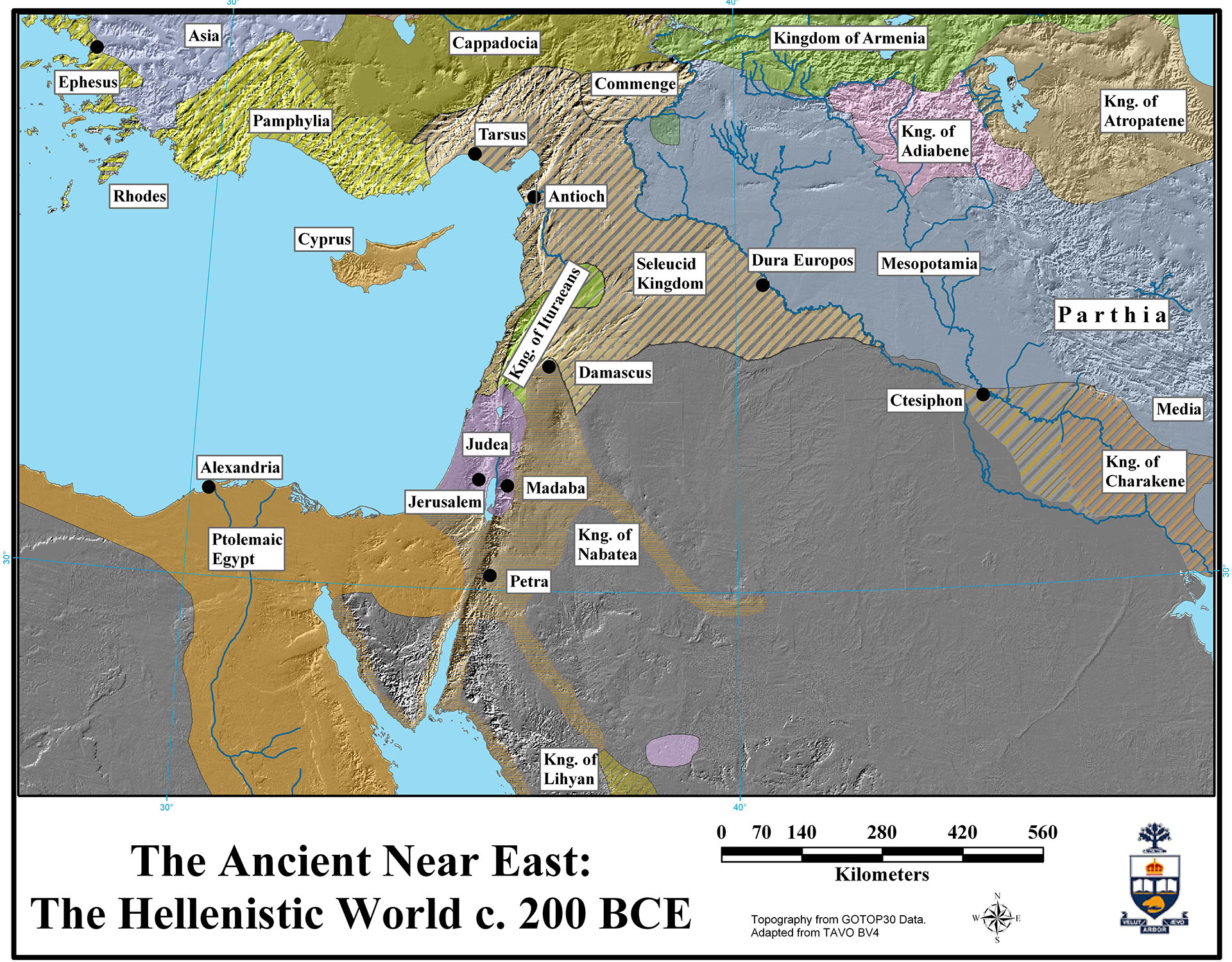 Hellenistic Empire Map Hellenistic Empire Map