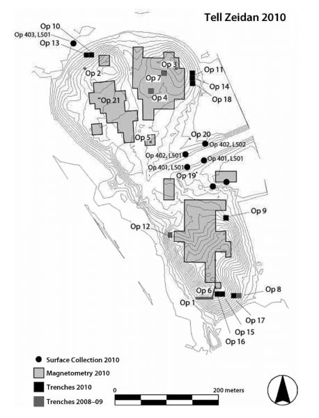 mid000041_Tell-Zeidan_Syria_2010_Map-of-Excavation-Areas