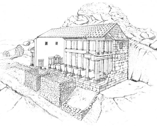 pid000594_Meiron_Israel_1971_Cutaway-Drawing-of-Synagogue