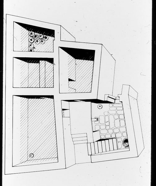 pid000595_Meiron_Israel_1971_Isometric-Drawing-of-Large-House