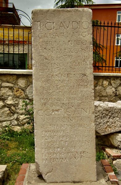 Inscribed Pillar of Tiberius