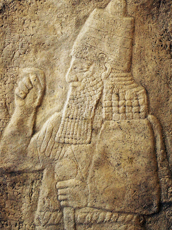 Cast of a rock relief of Sennacherib from the foot of Cudi Dagi, near Cizre. Photo: Timo Roller / Wikimedia Commons, CC BY 3.0 DEED