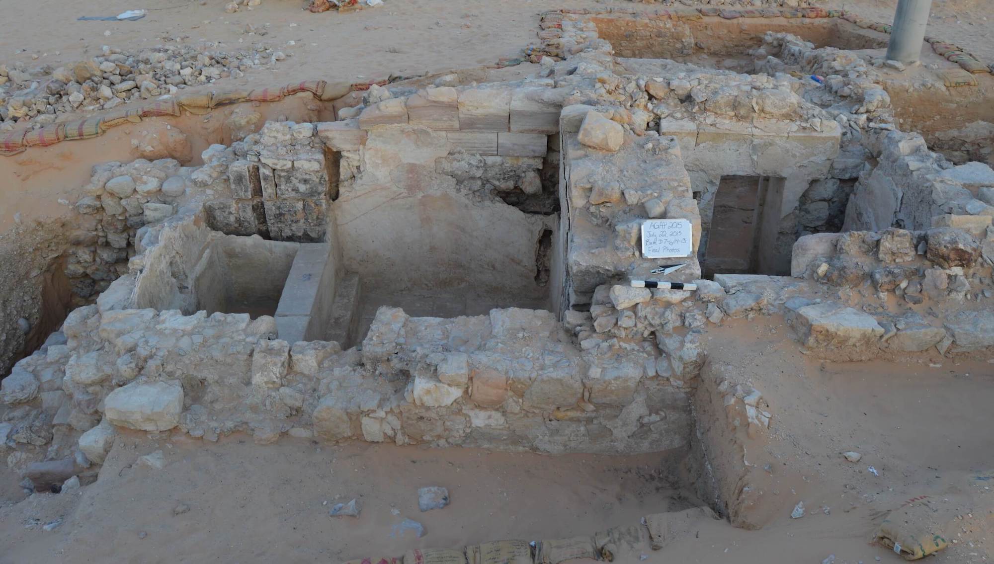 Figure 10: The impressively preserved early 4th century CE garrison baths at 'Ayn Gharandal (credit: 'Ayn Gharandal Archaeological Project, with permission).