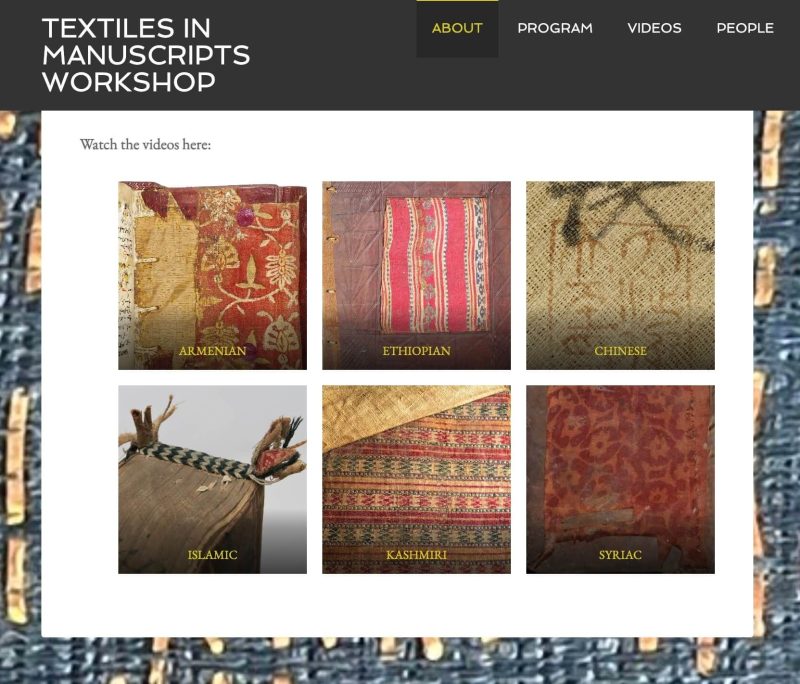 Textiles in Manuscripts Project hosted by the University of Toronto. https://booksilkroadstextiles.artsci.utoronto.ca/