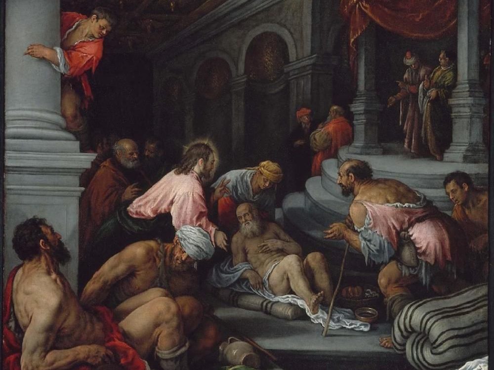 Christ Healing the Lame Man, by Jacopo Bassano (1510 – 1592). Museum of Fine Arts Boston 1989.309