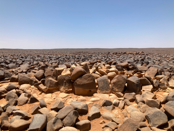 Photo 3: The vagaries of time and preservation mean that the only thing left of the Neolithic communities who originally created these structures are the large stones they moved into place. Photo by Megan Nishida.