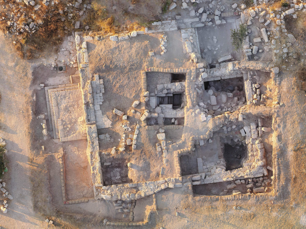 Figure 9: Orthophoto of the Roman temple in Area A at the end of 2022 season (Photo: T. Rogovski)