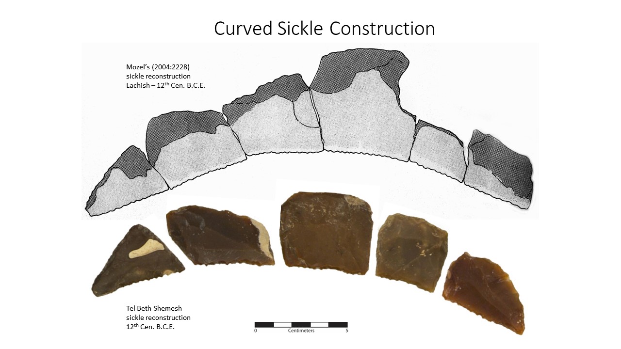 Large geometric sickle segments arranged in a curved sickle (figure by S. Bubel).