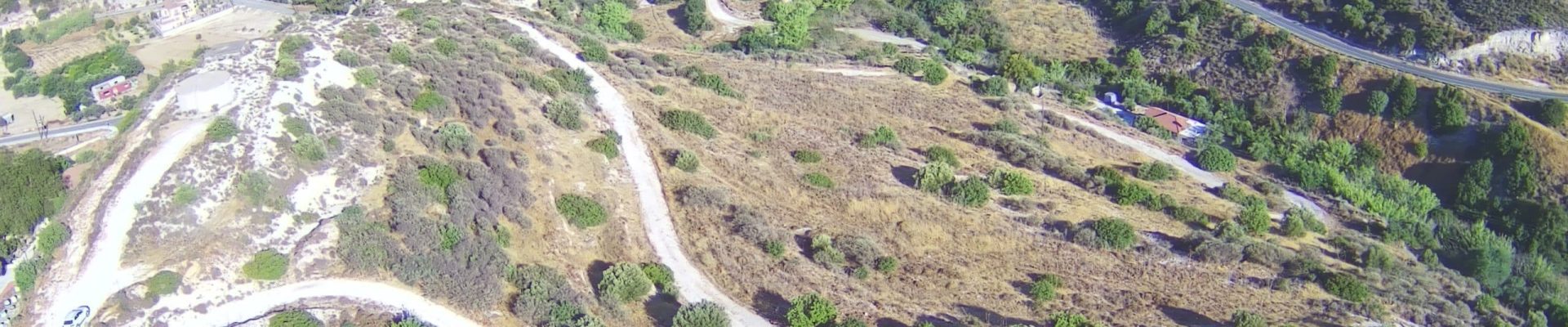 Drone photo of Laroumena from the northwest, Kalavasos village in the background (K-LAARP archive)