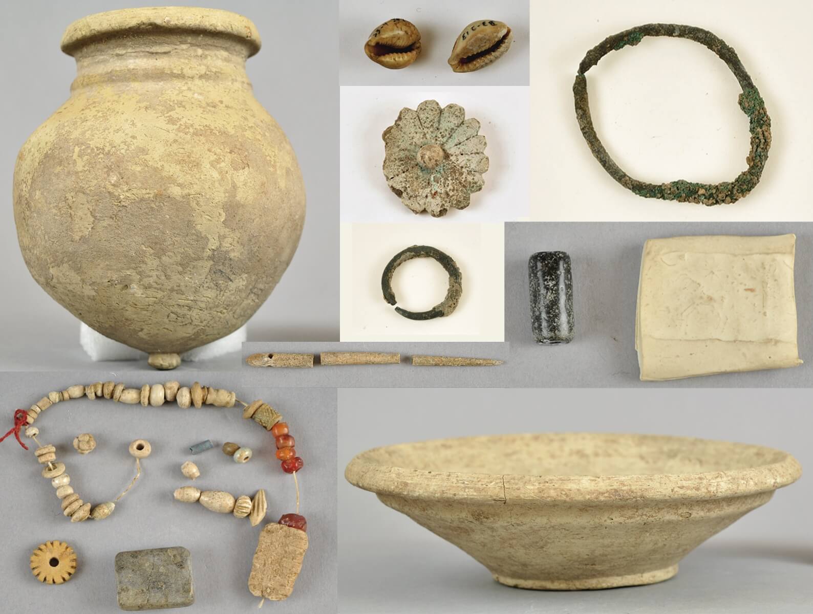 Examples of grave goods from Middle Assyrian Šibaniba in the collections of the Penn Museum (photos by the author). After the Middle Assyrian period, there was much less variety in the types of objects included in graves.