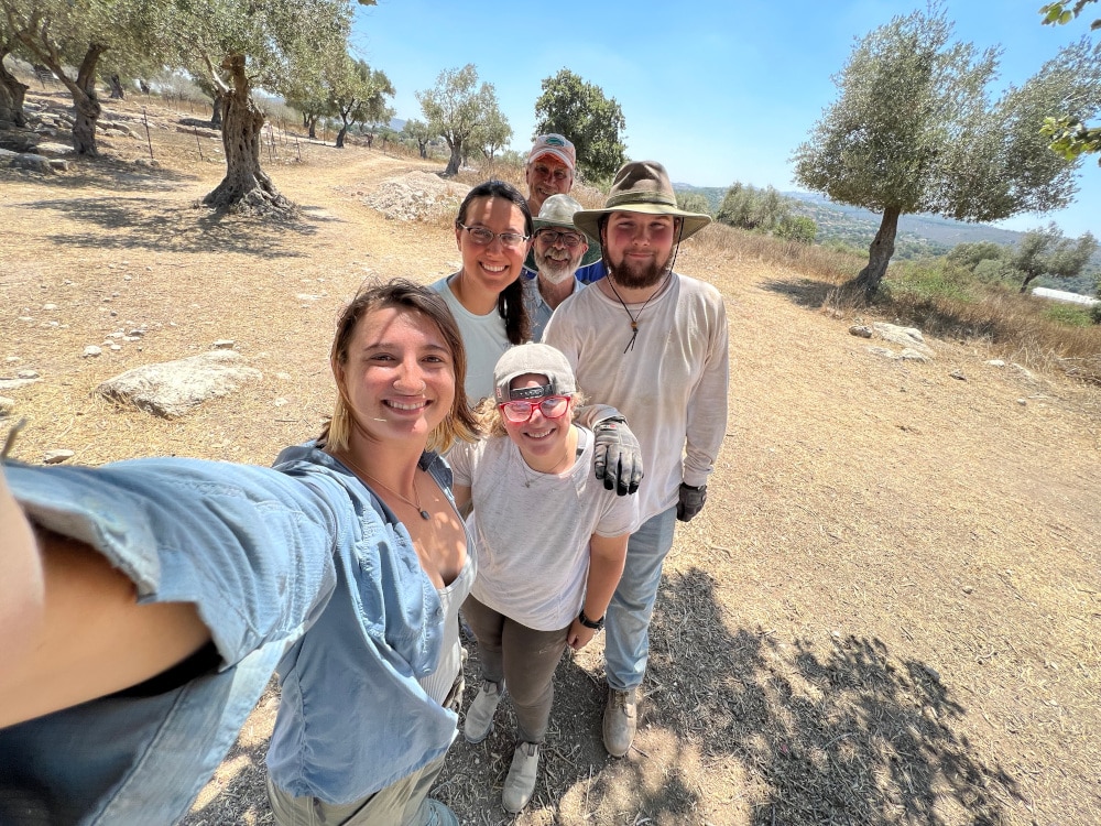 Kendall McMaster working at Shikhin, Israel in 2023.