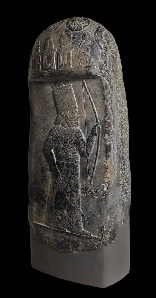 A kudurru recording purchase of land from the reign of Marduk-nadin-ahhe, King of Babylon ca. 1095-1078 BCE. Following the fall of the Kassite dynasty and the waning of Elamite power, a new dynasty from Isin emerged to control Babylon. Photo © The Trustees of the British Museum.