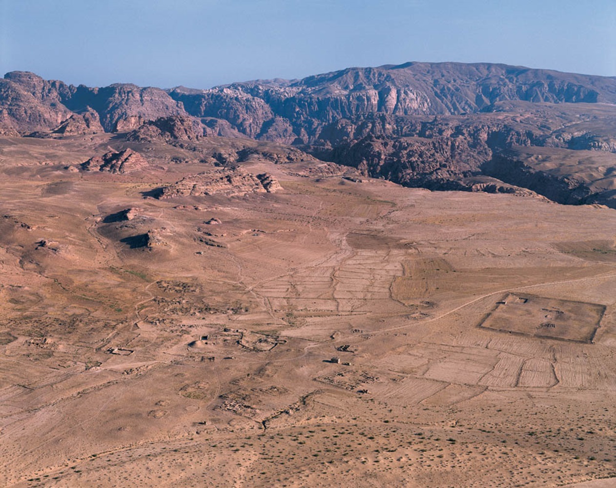 Aerial view of Humayma. Photo by Jane Taylor.