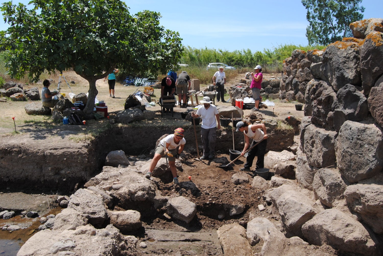 Fieldwork at S'Urachi in 2017