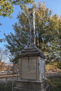 The Balbo Monument, along the Lake Front Trail Chicago. Photo by M.M. Kersel.