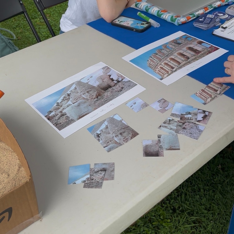 Puzzles of El Jem and Nemrut Dag