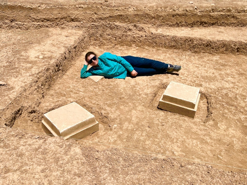 Photo of Ofelia Tychon on the RLIIM projec.