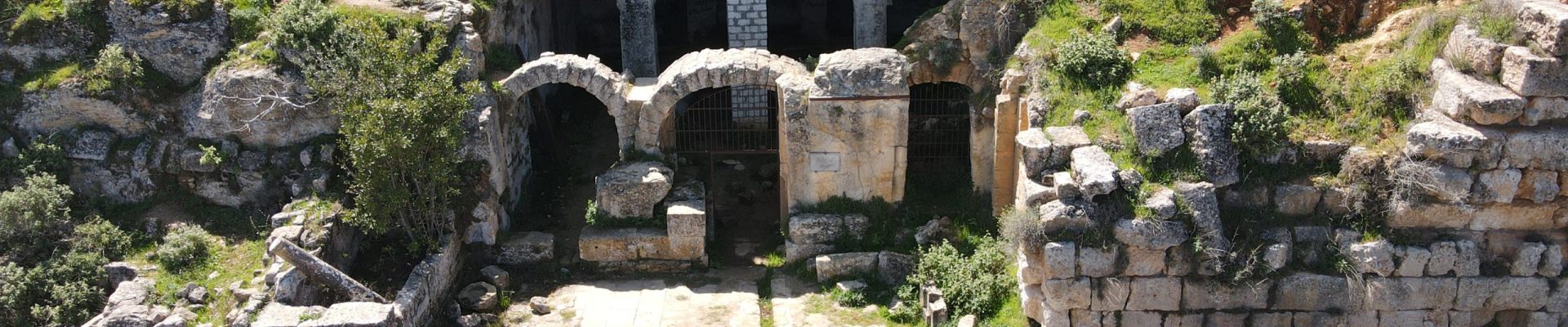 The Cave of Mithras work area. (DOA/ASOR) The Cave of Mithras work area. (DOA/ASOR)