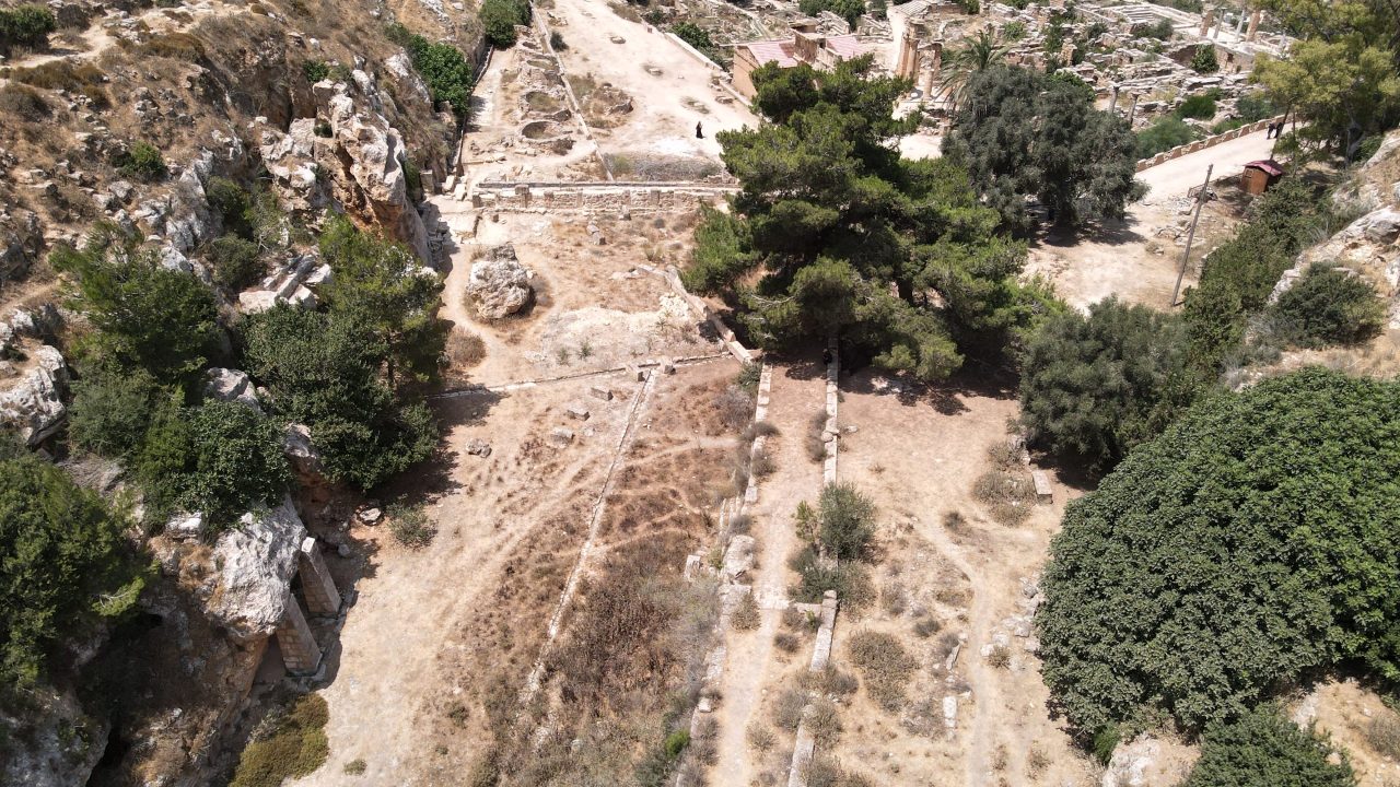 Work area before flooding. (DOA/ASOR)
