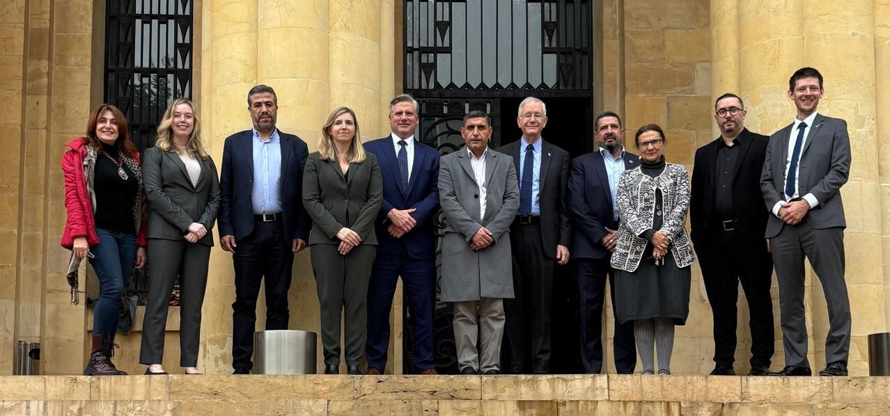 Representatives of the DGA, DGAM, U.S. Government, and ASOR outside the National Museum of Beirut (Credit: U.S. Embassy Beirut).