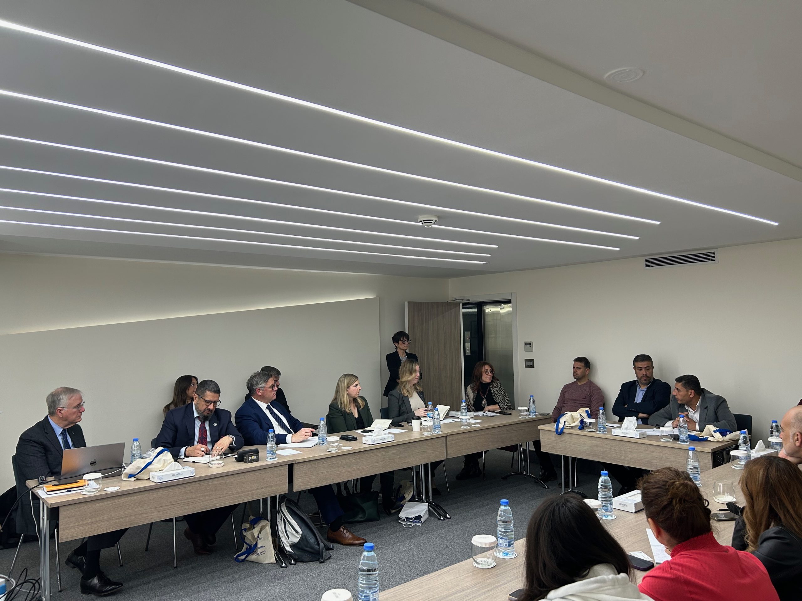 Members of the DGA, DGAM, U.S. Government, and ASOR during discussions on the protection of Lebanese and Syrian cultural property (Credit: ASOR).