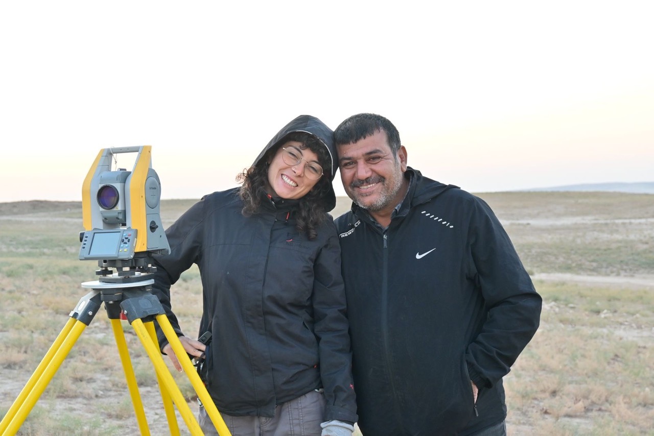 Me, Ali and the total station