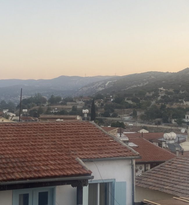 Neelis-Fig-1 Dawn over the Troodos foothills from our bathroom window