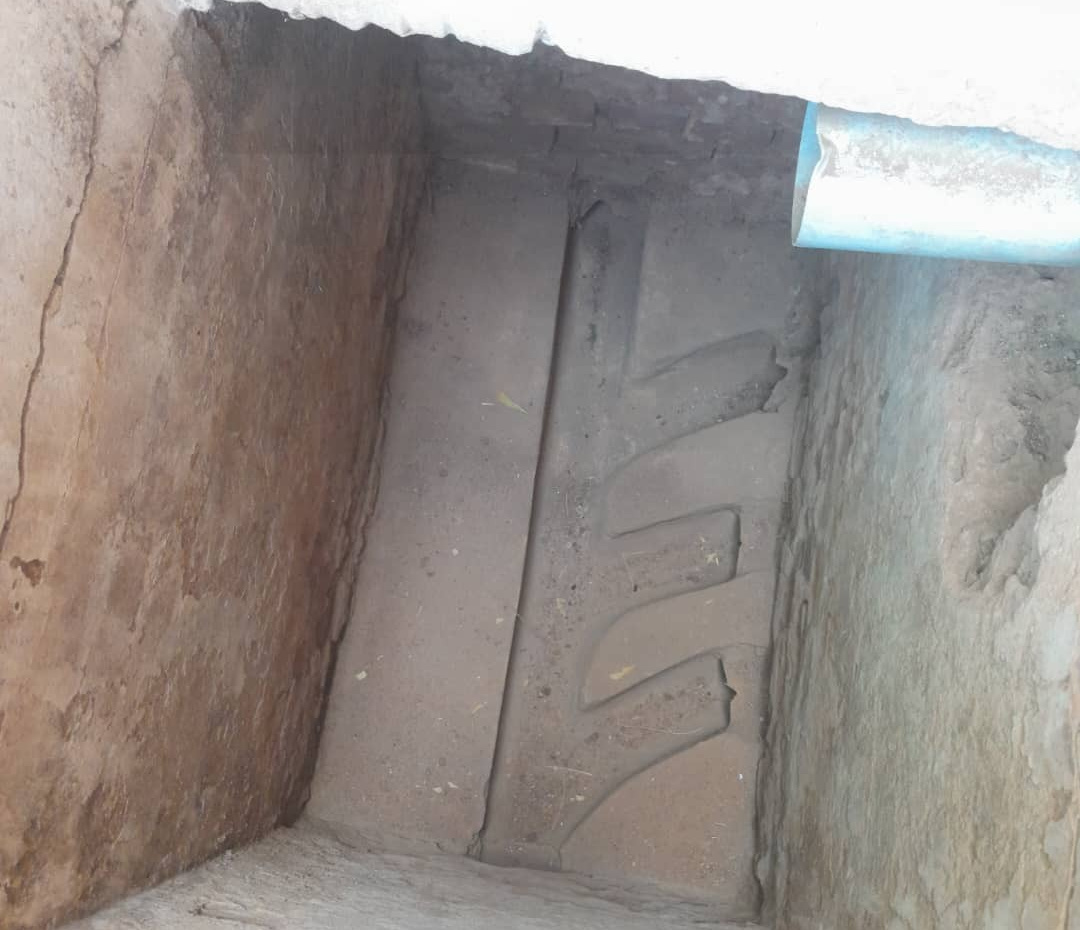 Condition of drains after cleaning.