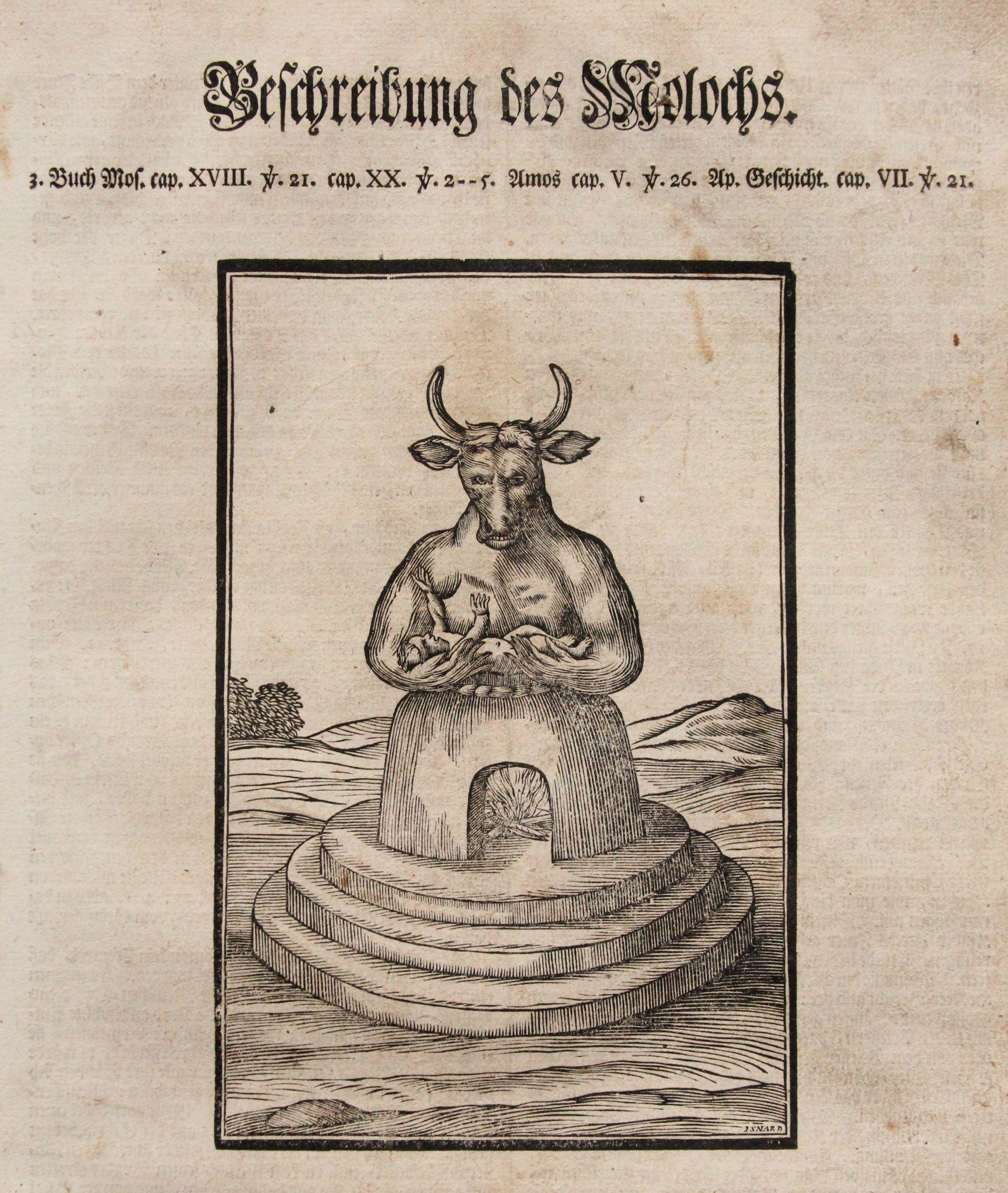 Molek by Isnard from a 1753 Martin Luther Bible