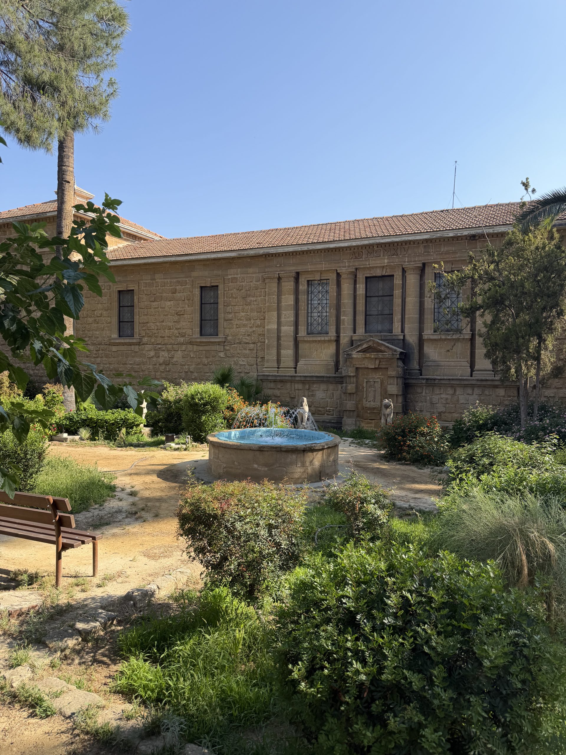 The Cyprus Museum garden.